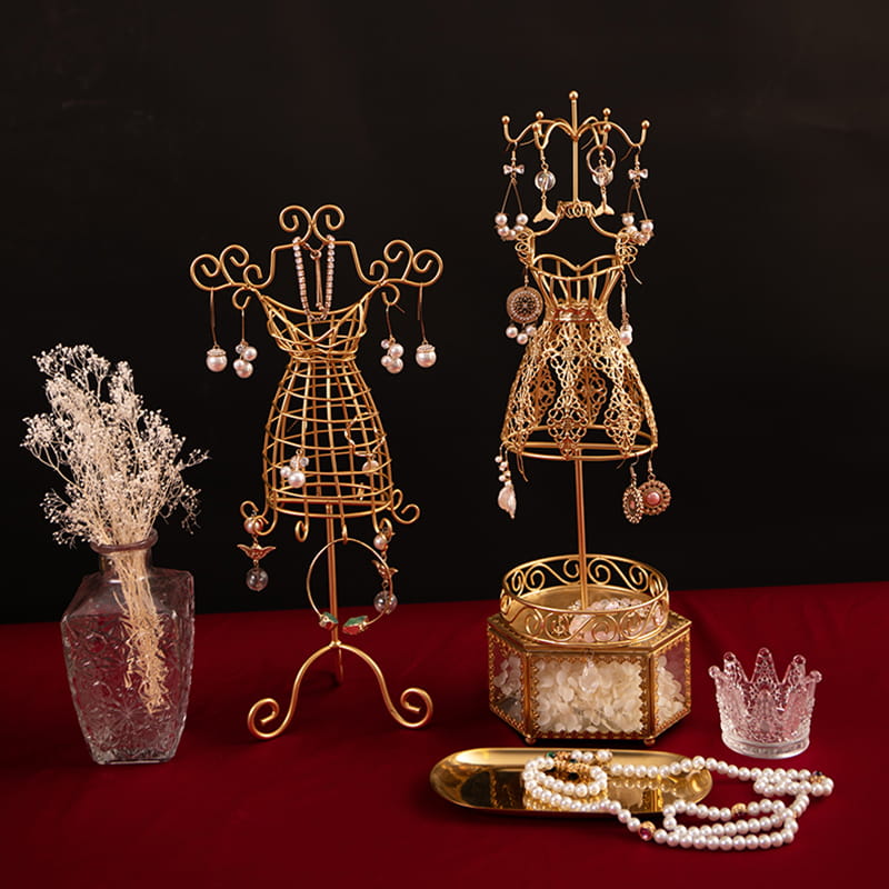 Home Decor Europe Style Wratted Iron Model Jewelry Rack Jewelry Propono Creative Propono Props Vasa Vasa Vasa